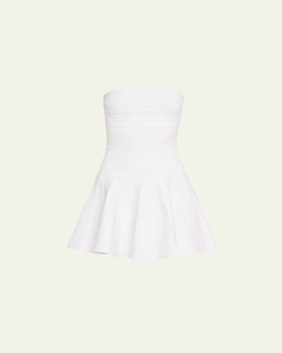 Persephonie Strapless Knit Mini Dress